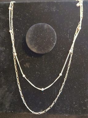 Delicate Gold Layered Beaded Necklace - Women